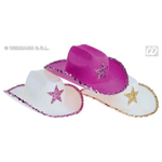 [banned] WIDMANN 2561S cappello cowboy feltro donna glitter