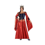 ATOSA 61392 atosa costume regina medievale rosso m-l