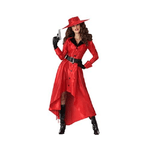 ATOSA 66183 costume carmen sandiego rosso m-l