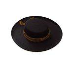 WIDMANN 2514F cappello flamenco spagnolo feltro - oro