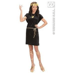 Costume Tunica Nera M Con Cintura Oro