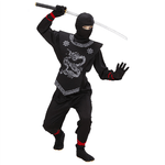 WIDMANN 74527 COSTUME NINJA NERO 8/10 140CM #7452