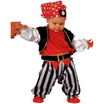 CLOWN 53818 costume baby pirata 18 mesi