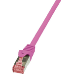 Cavo patch CAT6 20 m rosa S/FTP 2xRJ45 LSZH CU LogiLink