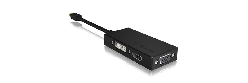 Adattatore-ICY-BOX-MiniDP-DVI-HDMI-VGA-Mini-DPport-3-in-1