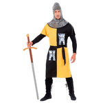 WIDMANN 60142 COSTUME GUERRIERO MEDIEVALE GIALLO M ECONOMICO #601A