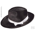 WIDMANN 2902B cappello gangster nero velluto