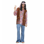 WIDMANN 5710F costume hippie xl uomo in tessuto di qualita