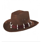 WIDMANN 2547C cappello dandy cowboy in feltro con ossa