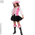 WIDMANN 57981 COSTUME PIRATESSA REGALE ROSA S #5798