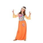 ATOSA 56850 COSTUME HIPPIE 5-6 BAMBINA ARANCIONE