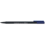 STAEDTLER Fasermaler triplus color, dreieckig, schwarz Minenstärke: 1,0 mm, drucksichere Spitze, DRY-SAFE (323-9)