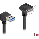 Delock Cavo USB 5 Gbps USB Tipo-A maschio angolato a 90 verso il basso 1 m nero