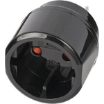 Brennenstuhl 1508450 adattatore per presa di corrente Tipo C Europlug Tipo A Nero (Power plug adapter Type C - Europlug