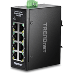 8-PORT INDUSTRIAL FAST ETHERNE - DIN-RAIL MINI SWITCH