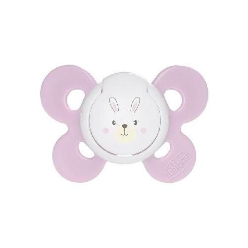 Succhietto marca Chicco modello 74931.110, rosa e bianco