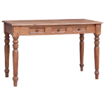 vidaXL Scrivania con Cassetti 117x57x75 cm Legno Massello di Recupero