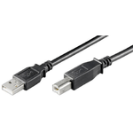 MicroConnect Cavo USB2.0 A-B 1.8mt M-M nero