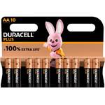 Duracell Plus AA Alkaline - 10 Pack