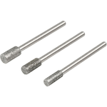 Wolfcraft 5987000 set di mole diamantate cilindriche 3 pezzi