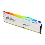 Kingston Technology FURY Beast 32 GB 5600 MT/s DDR5 CL40 DIMM White RGB XMP