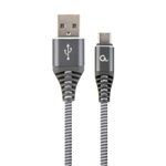 Cablexpert Cavo USB Type-C CableXpert con connettori in metallo 2m CC-USB2B-AMCM-2M-WB2