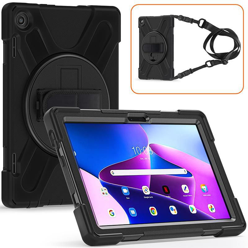 eSTUFF-ES681906-BULK-custodia-per-tablet-256-cm-10.1-Cover-Nero--AUSTIN-Defender-Case-Lenovo---TAB-M10-3rd-Gen-2022-10.1