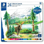 Confezione di penne Staedtleler 146C da 24 colori - Minia morbida - Colori assortiti