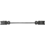 Gerteverlngerung GST18/3 10m H05Z1Z1-F3G15mm schwarz  S1 Wieland GST18/3 Stecker sw  S2 Wieland GST18/3 Buchse sw