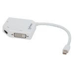 Manhattan 207362 cavo e adattatore video 025 m Mini DisplayPort DVI-I  VGA D-Sub  HDMI Bianco (MINI DISPLAYPORT 2 DVI/HD