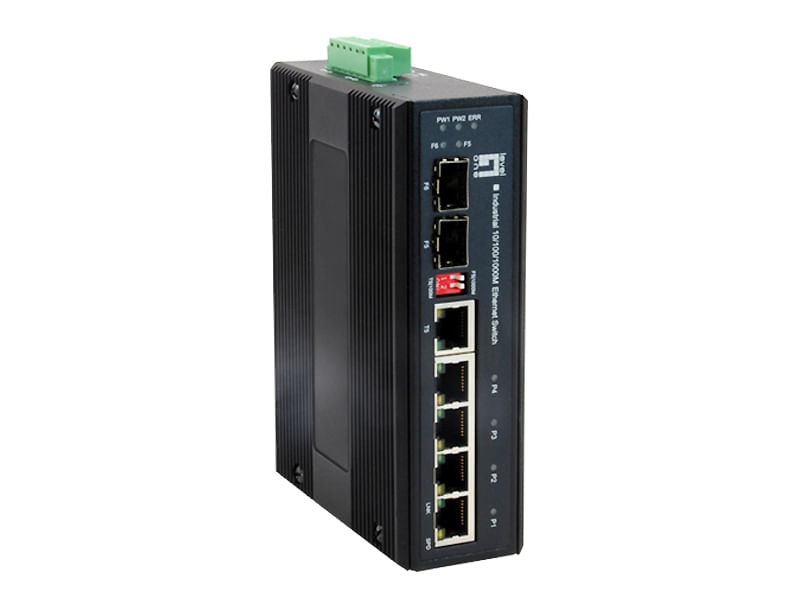 LevelOne-IES-0600-switch-di-rete-Gigabit-Ethernet--10-100-1000--Nero