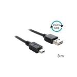 Delock  Anschlsse USB 2.0 Typ A beidseitig Stecker  USB 2.0 Typ mini Stecker  USB