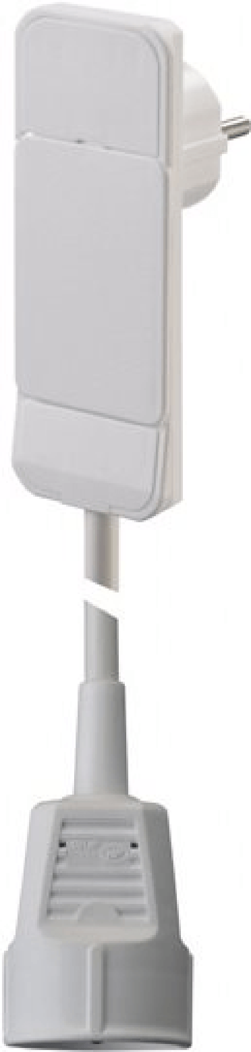 ÃÂ¢Ã¢âÂ¬ÃÂ¢ Smart Plug Schutzkontaktstecker ÃÂ¢Ã¢âÂ¬ÃÂ¢ Flachstecker in weiÃÆÃÂ¸ mit 3m Leitung und Schutzkontaktkupplung ÃÂ¢Ã¢âÂ¬ÃÂ¢