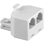 Microconnect MPK301 divisore di rete Beige (ISDN T-Adapter - Y-ADAPTER RJ11 - 2x RJ14 M/F - 6P/4C connected 11 - Warrant