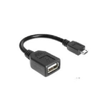 DeLock  Anschlsse USB 2.0-A Buchse  USB micro-B Stecker  USB 2.0 Spezifikation  Flexibles Metallkabel  USB