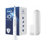 Braun Oral-B Elektrinis dantu epetelis iO4 Ikraunamas Suaugusiems  epeteliu skaicius galvutes ieina 1 Quite Baltas Numer