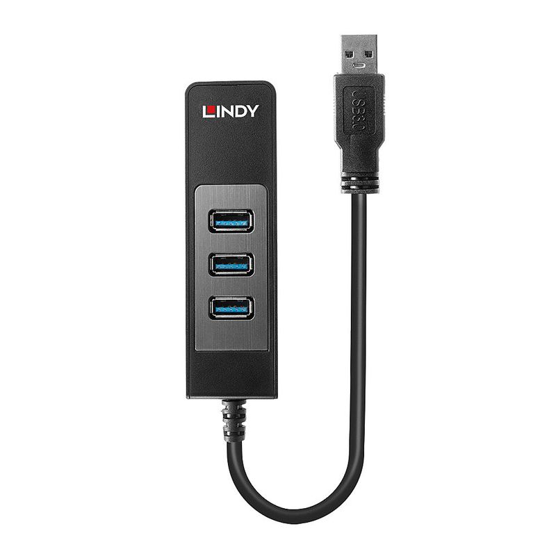 Lindy-43176-hub-di-interfaccia-USB-3.2-Gen-1--3.1-Gen-1--Type-A-5000-Mbit-s-Nero