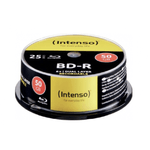 Intenso Blu-Ray vuoto BD-R 50GB 6x Speed 25er CakeBox 5001124