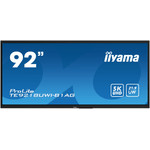 Iiyama TE9218UWI-B1AG visualizzatore di messaggi Pannello piatto per segnaletica digitale 232 m (91.5"