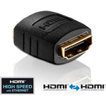 PureLink - PureInstall Serie  Zertifizierter High Speed mit Ethernet Adapter HDMI/HDMI mit 24 kt. vergoldeten Przisions-