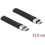 Delock Cavo a nastro FPC USB 2.0 da USB tipo C a USB tipo Micro-B 135 cm PD 3 A