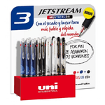 Uni JetStream -SXE3-400-10/15P DISPLAY ASSORTITI 1.0mm
Caratteristiche
-Penna multipla che combina tre colori di inchios