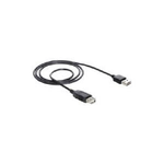 Delock Cavo di prolunga EASY-USB 2.0 Tipo-A maschio  USB 2.0 Tipo-A femmina nero 2 m