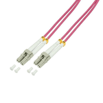 LogiLink 5m LC - LC cavo a fibre ottiche OM4 Viola (5m LC - LC fibre optic cable - OM4 Violet - Warranty 12M)