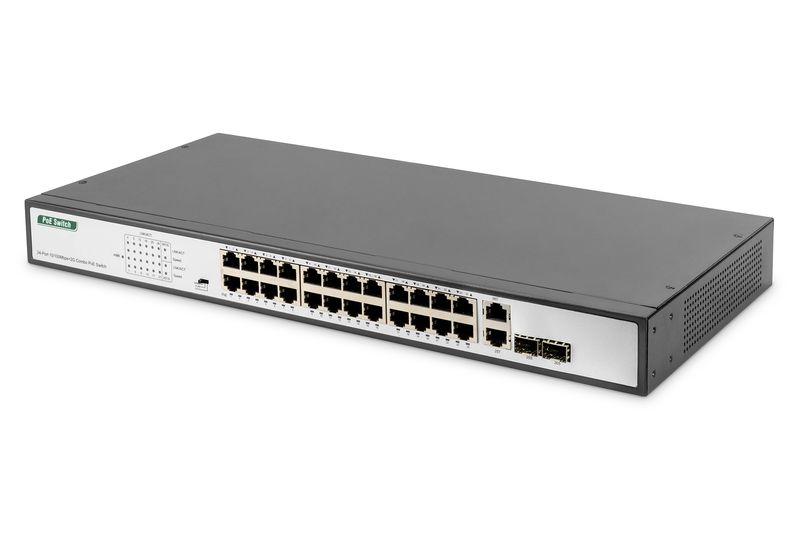 SWITCH-RETE-24-PORTE-POE-FAST-ETHERNET-390-WATT-DIGITUS