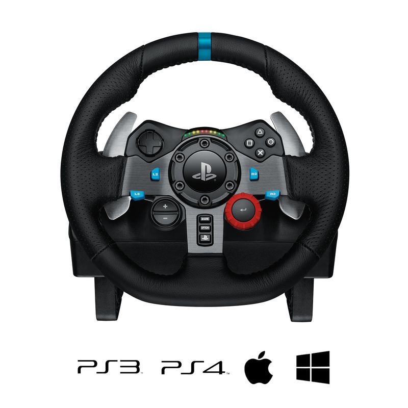 Logitech-G-G29-Nero-USB-2.0-Sterzo--Pedali-Analogico-PC-PlayStation-4-Playstation-3--G29-Driving-Racing-Wheel-PlayStatio