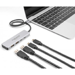 Delock Hub USB USB tipo C da 10 Gbps con 2 x USB tipo A e 2 x USB tipo C