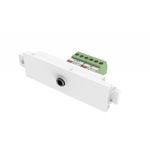 Vision TC3 3.5MM/V2 presa energia 35 mm Bianco (VISION Techconnect Modular AV Faceplate - LIFETIME WARRANTY - 3.5 mm min