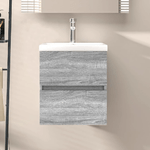 Mobile Lavabo Grigio Sonoma 41x38,5x45 cm in Legno ingegnerizzato