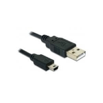 Delock USB 2.0 Spezifikation  Anschlsse USB-A Stecker  USB mini-B 5pin  Kabellnge ca. 070m